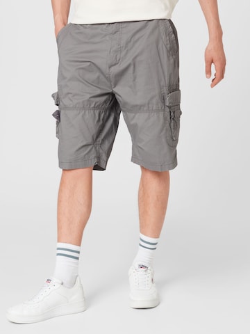 Brandit - Loosefit Pantalón cargo en gris: frente