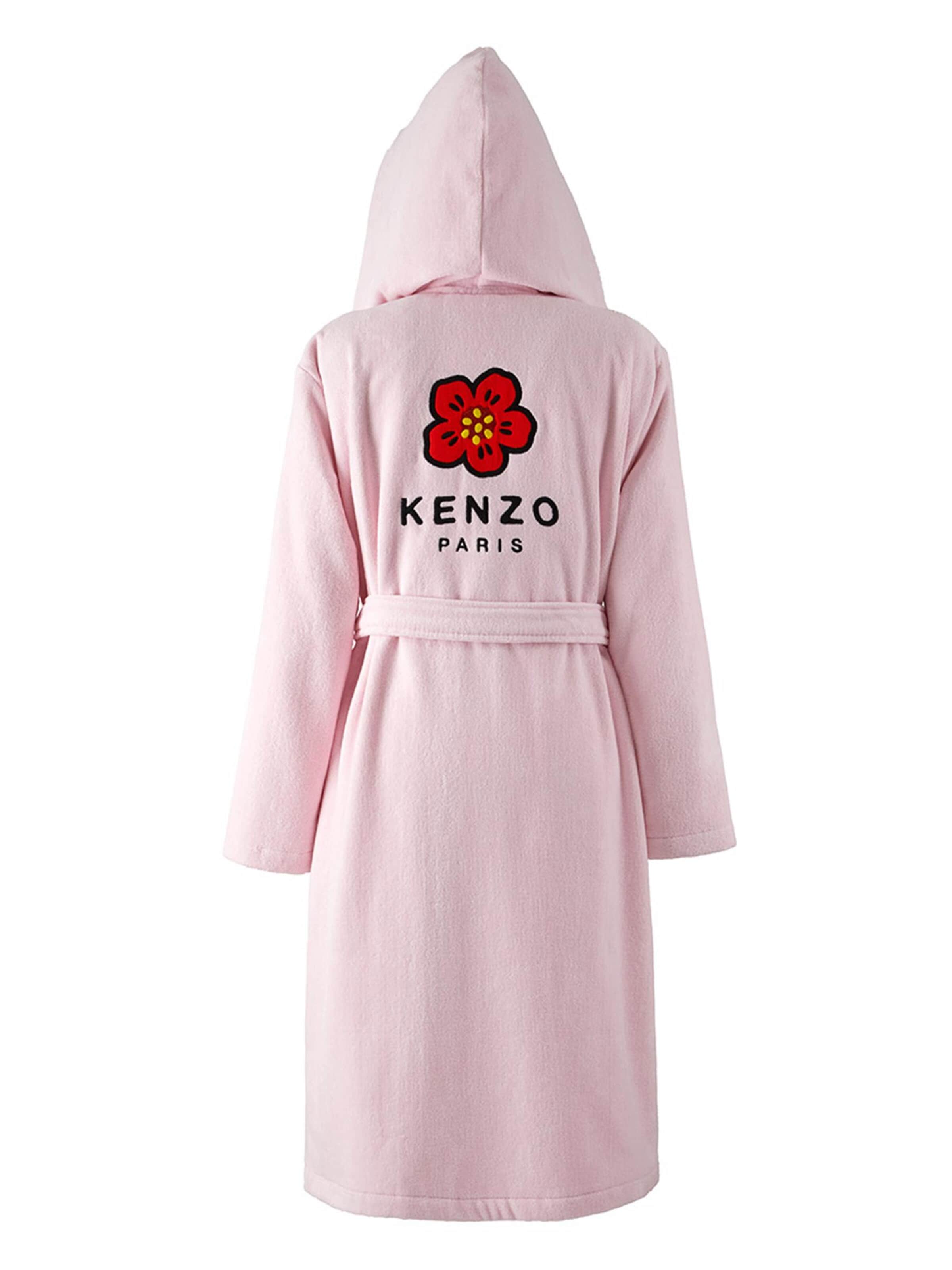 KENZO Long Bathrobe 'KBOKE' in Pink