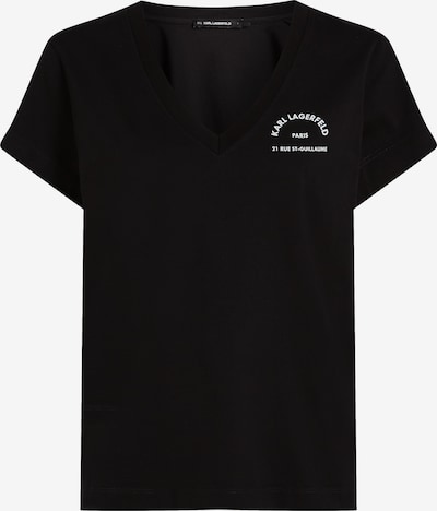 Marškinėliai 'Rue St-Guillaume' iš Karl Lagerfeld, spalva – juoda / balta, Prekių apžvalga