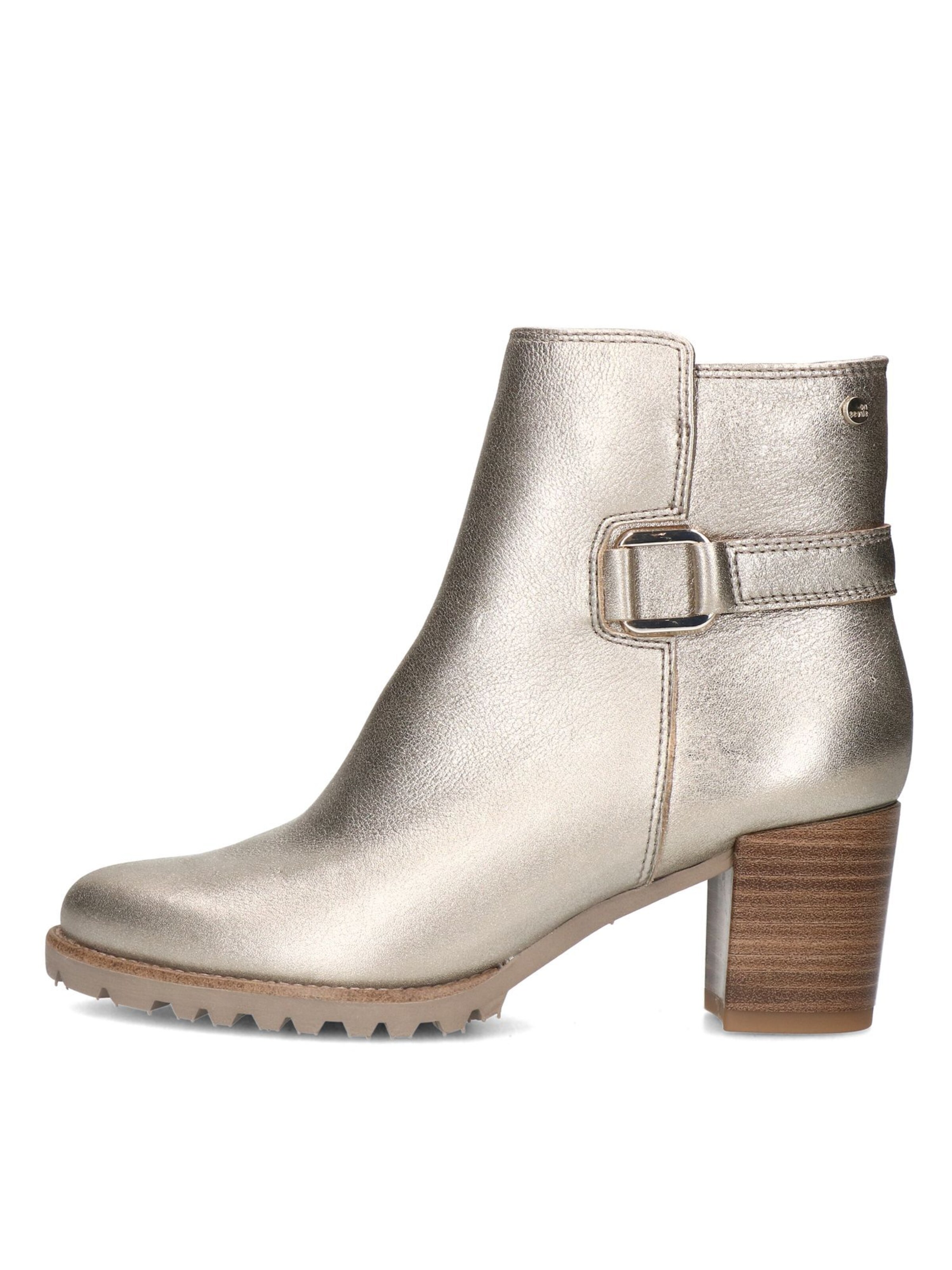 MANFIELD Stiefelette in Gold