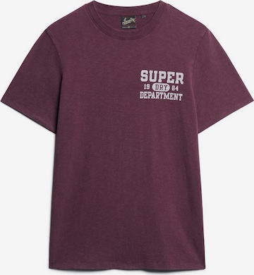 Superdry T-Shirt in Rot: predná strana