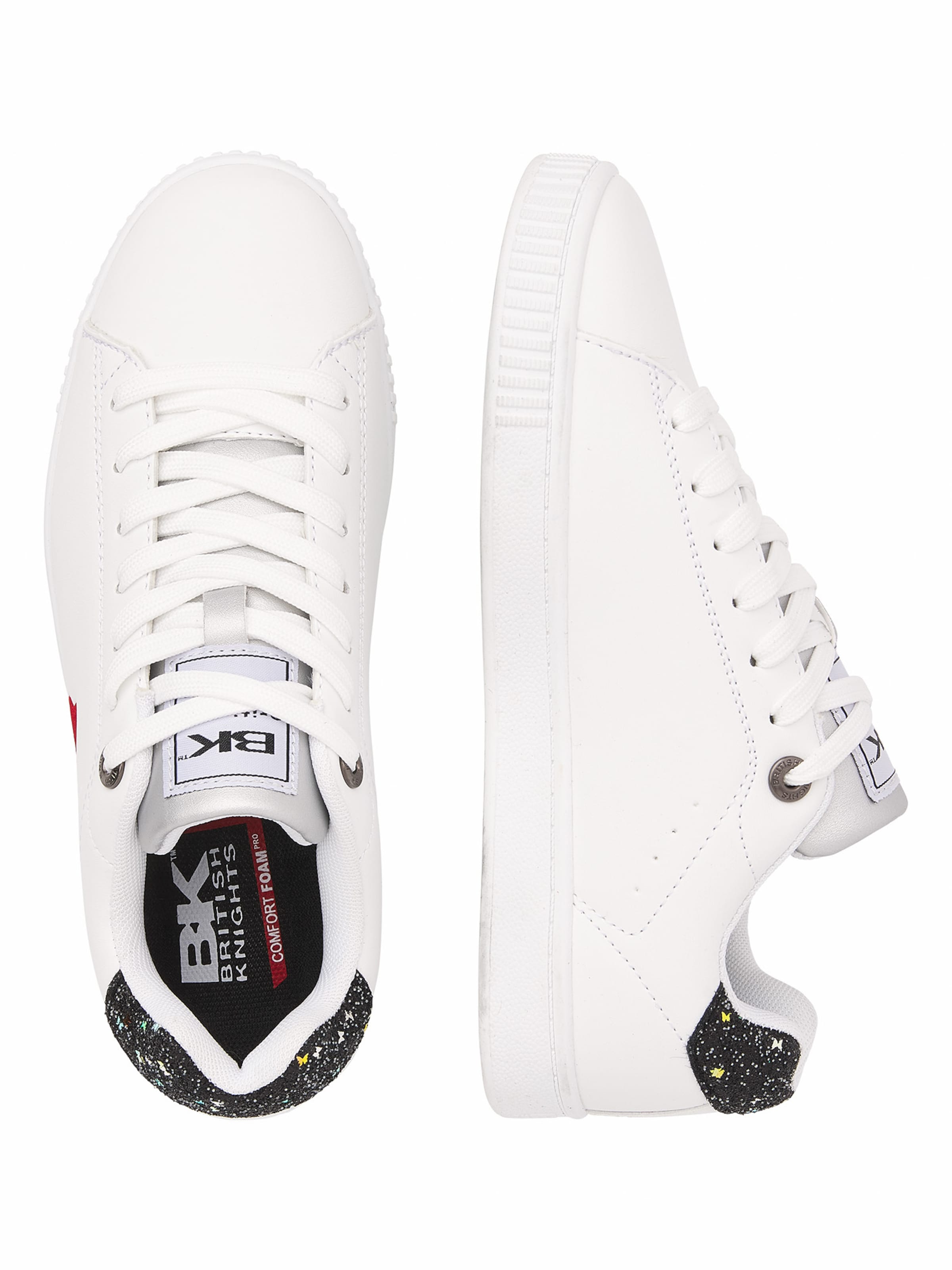 BRITISH KNIGHTS Sneaker low 'MIST' i hvid: top