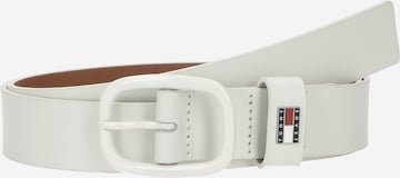 Ceinture Tommy Jeans en blanc : devant