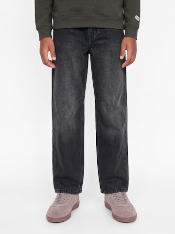 Jack & Jones Junior - regular Vaquero en negro: frente