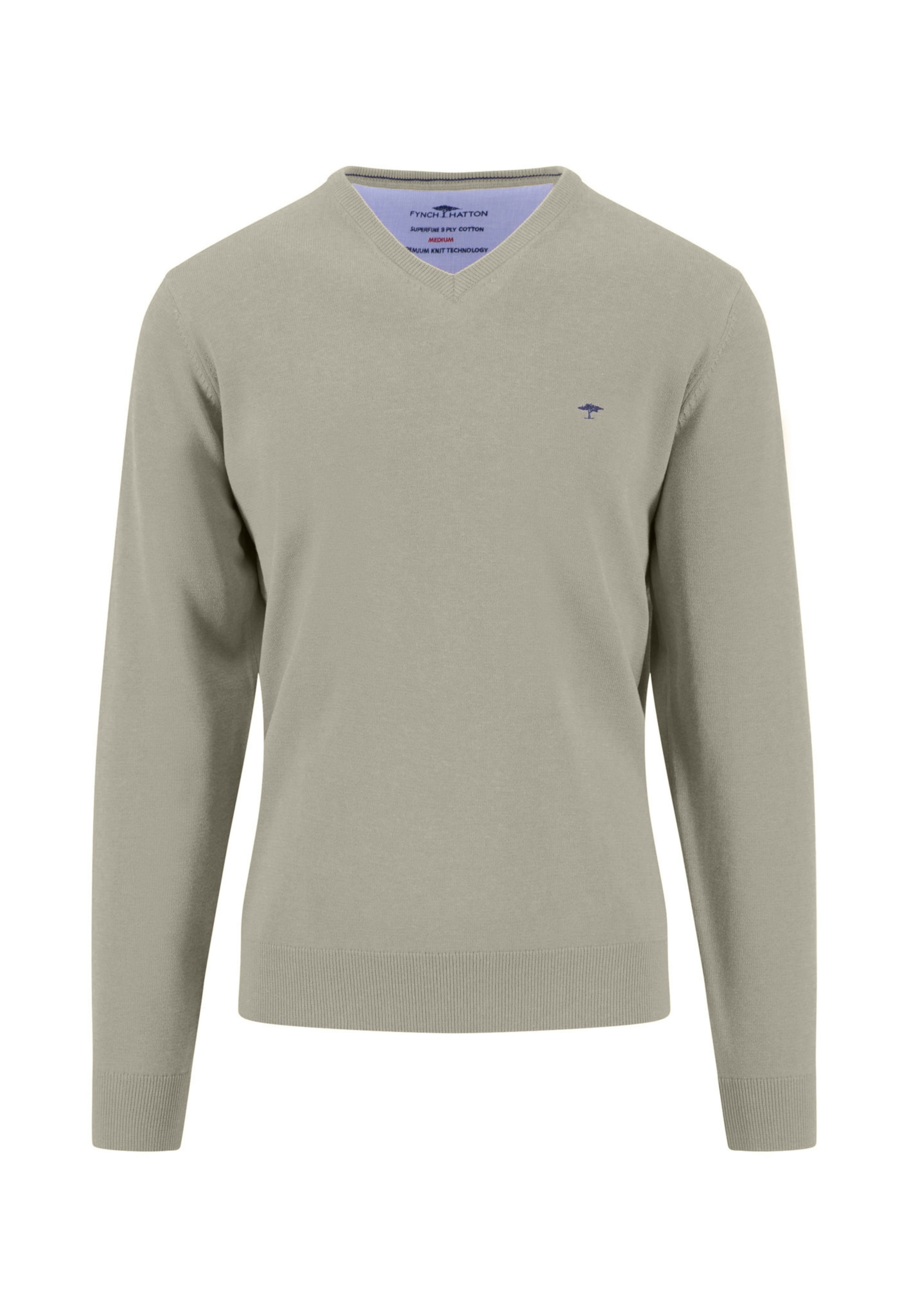 Pull-over FYNCH-HATTON en gris : devant