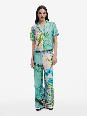 Desigual - Loosefit Pantalón en verde
