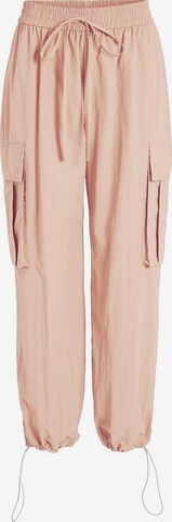 VILA Tapered Trousers 'POCKY' in Pink: front