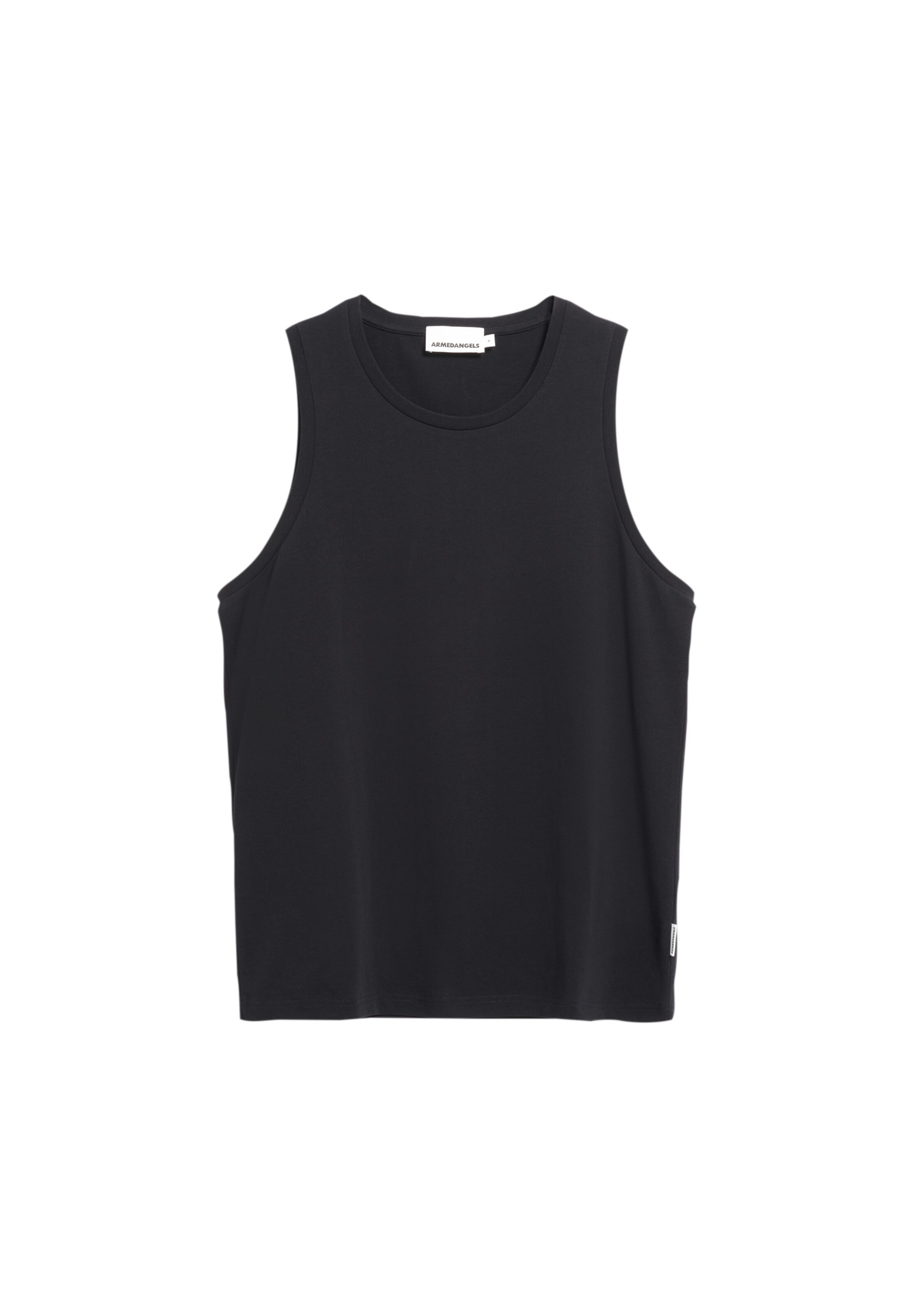 ARMEDANGELS Heavyweight Top ADRIAAN in Schwarz: Vorderseite