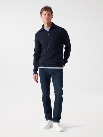 Coupe slim Jean Salsa Jeans en bleu