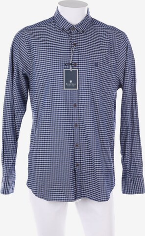 BASEFIELD Button Up Shirt in XL in Blue: front