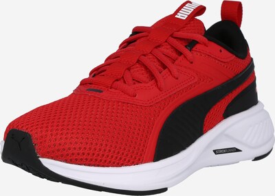 PUMA Chaussure de course 'Scorch Runner' en rouge feu / noir / blanc, Vue avec produit