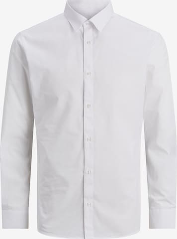 Jack & Jones Plus Regular fit Button Up Shirt in White: front