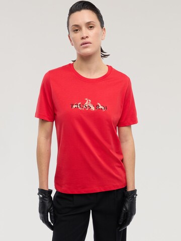 Maglietta di Trussardi in rosso: frontale