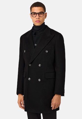 Manteau mi-saison Boggi Milano en noir : devant
