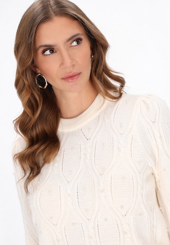 Pull-over 'Fashion Look' faina en blanc
