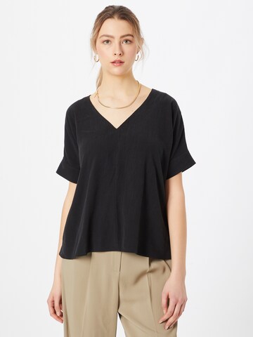 Madewell - Camiseta en negro: frente