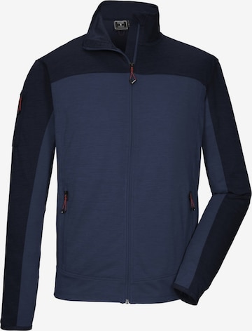 KILLTEC Athletic Jacket 'Killtec 2-In-1-Jacke KOS 42 MN FLX JCKT' in Blue: front