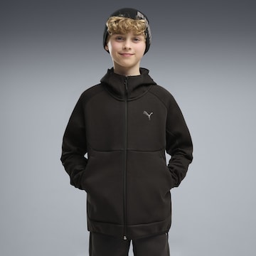 PUMA Sports sweat jacket in Black: front