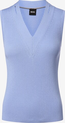 BOSS Sweater 'Fality' in Blue: front