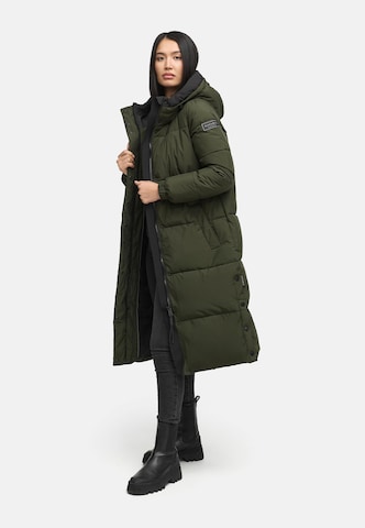 NAVAHOO Mantel 'Taublüte XIV' in Grün