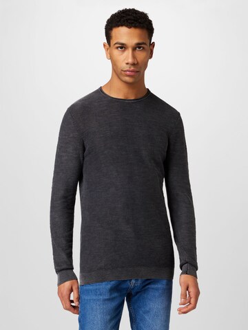 No Excess Sweater in Black: front