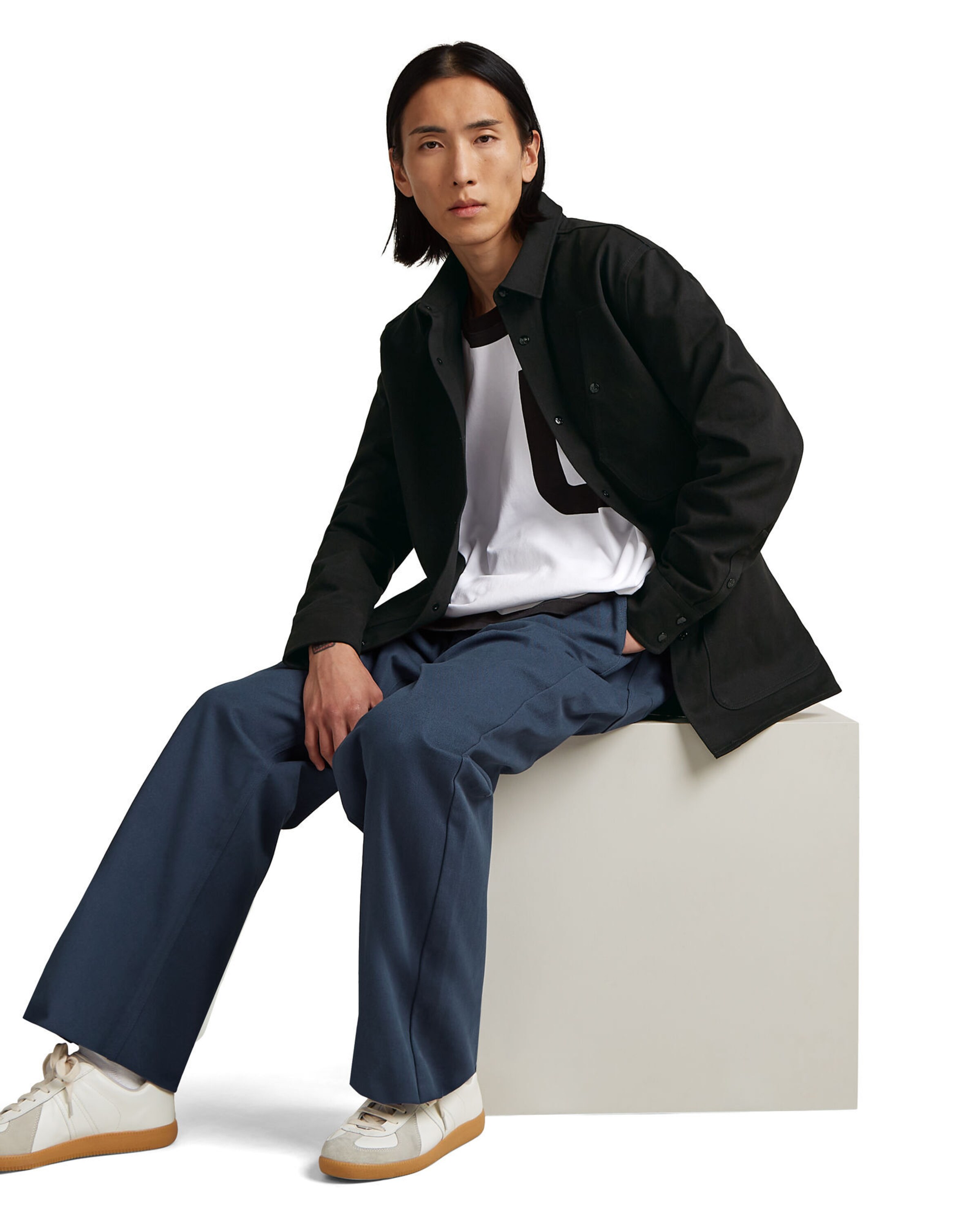 G-STAR Loosefit Hose 'MN Type 96' in Blau