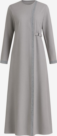 fashionshowcase Dress 'Leila-Ferace' in Grey: front