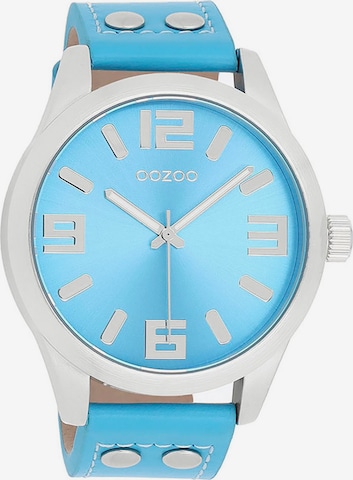 OOZOO Analog Watch in Blue: front