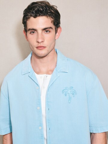 Coupe regular Chemise 'Edit' Next en bleu