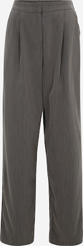 Y.A.S Tall Regular Pleat-Front Pants 'PINLY' in Grey: front