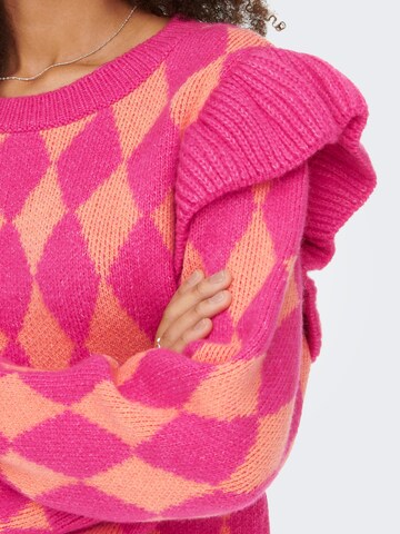 ONLY - Pullover 'Quinn' em rosa