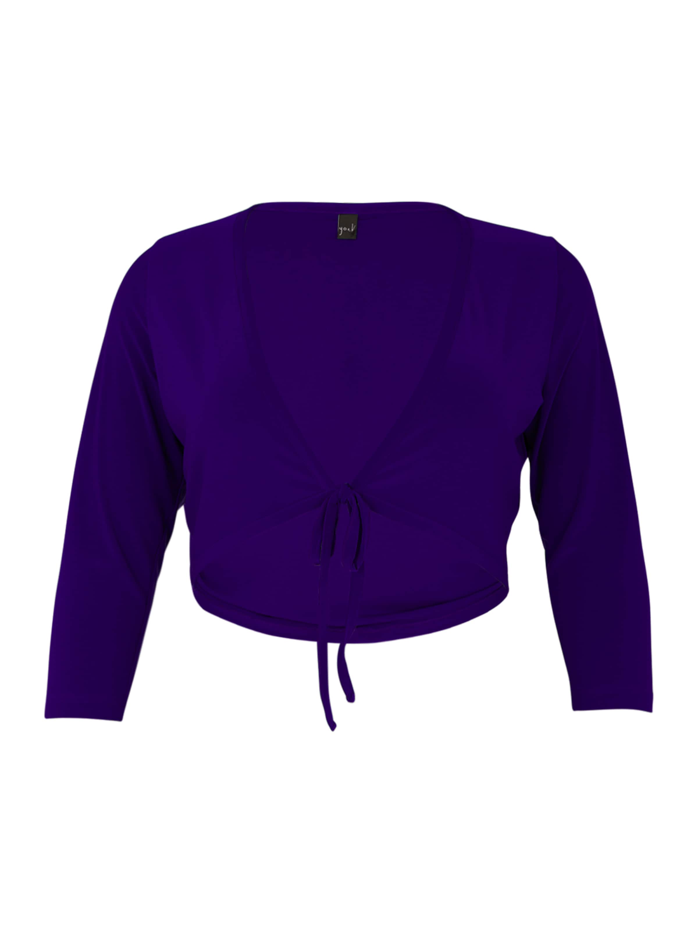 YOEK Bolero in Lila: voorkant