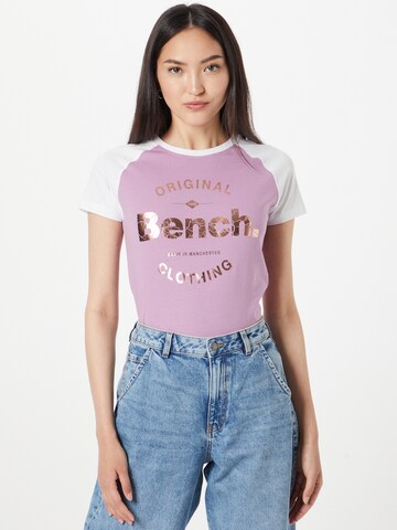 T-shirt 'LEYTON' BENCH en rose : devant