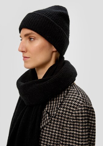 Bonnet s.Oliver BLACK LABEL en noir