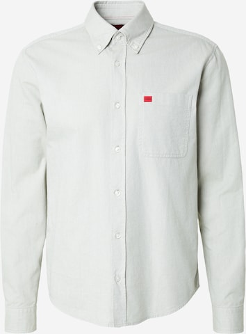 Slim fit Camicia 'Evito' di HUGO in verde: frontale