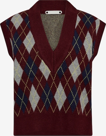 co'couture Neulepaita 'Row' värissä punainen: etupuoli