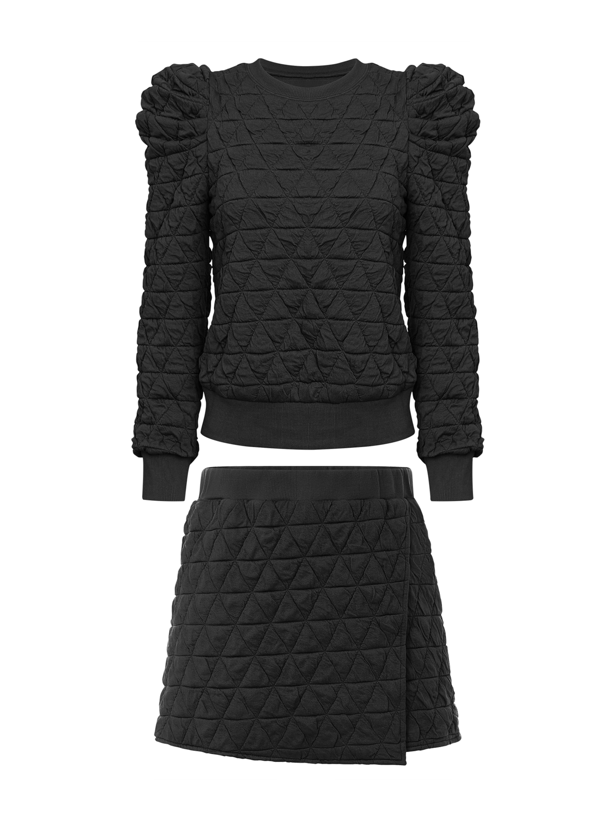 Imily Bela Nadrágkosztüm - fekete: elől