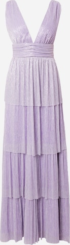 SWING - Vestido de festa em roxo: frente