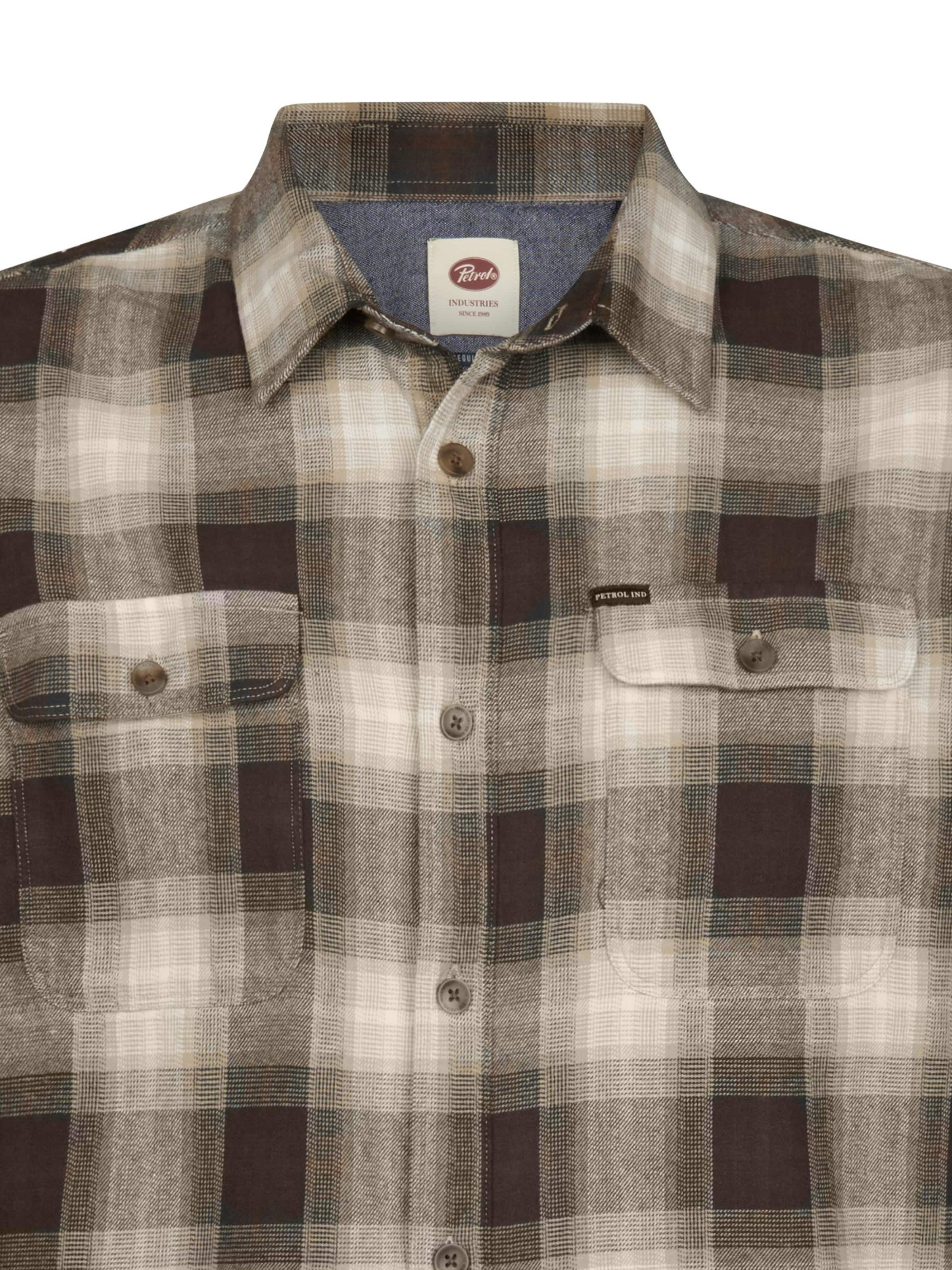 Petrol Industries - Ajuste regular Camisa en gris