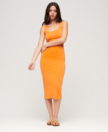 Superdry Letnia sukienka w kolorze pomarańczowy