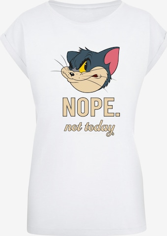 ABSOLUTE CULT T-Shirt 'Tom And Jerry - Nope Not Today' in Weiß: Vorderseite