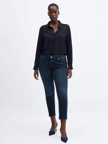 MANGO Skinny Jeans 'PUSHUP' in Blue: front