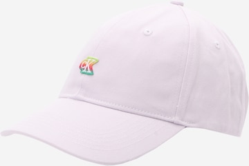 Casquette 'PRIDE' Calvin Klein en violet : devant
