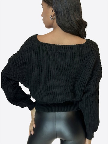 Elara Pullover in Schwarz