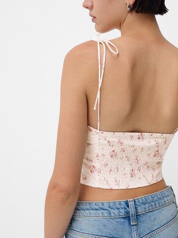 Bershka Top - bézs