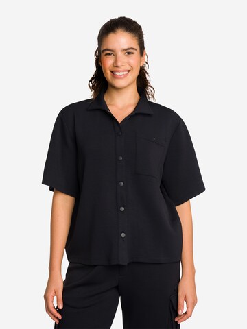 OCEANSAPART Blouse 'Cruz' in Black: front