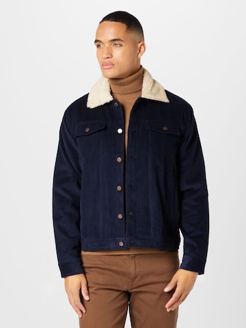 ABOUT YOU Between-Season Jacket 'Justus' in Blue: front
