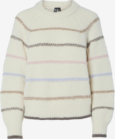 Megztinis 'PCNELIA' iš PIECES, spalva – kremo / šviesiai mėlyna / brokato spalva / rožių spalva, Prekių apžvalga