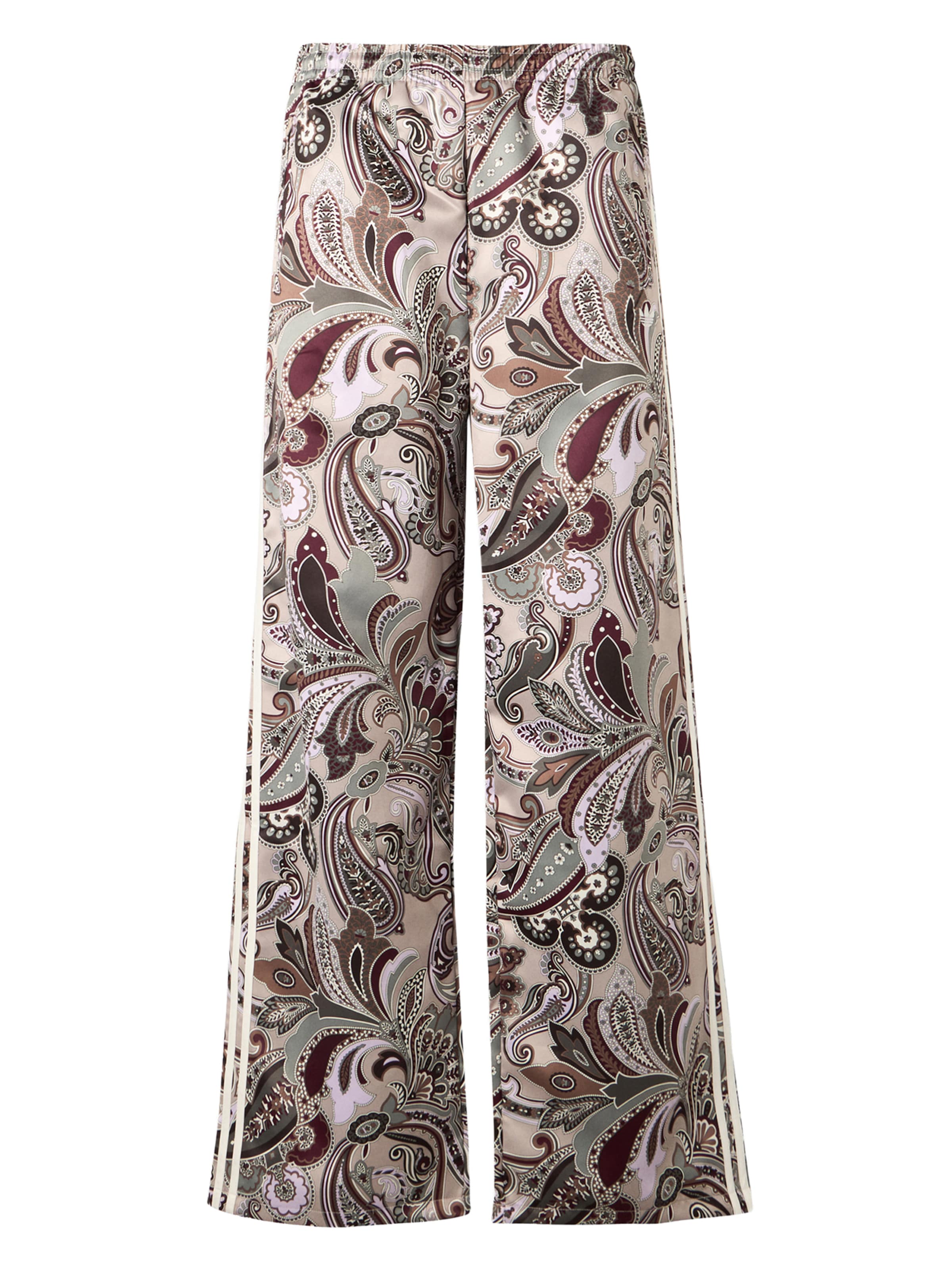 Wide leg Pantaloni 'Liberty London Firebird' de la ADIDAS ORIGINALS pe bej: față