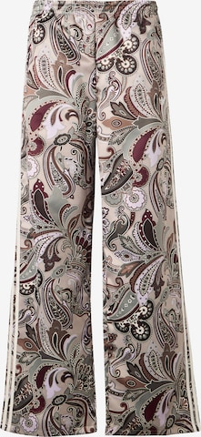 Wide leg Pantaloni 'Liberty London Firebird' de la ADIDAS ORIGINALS pe bej: față